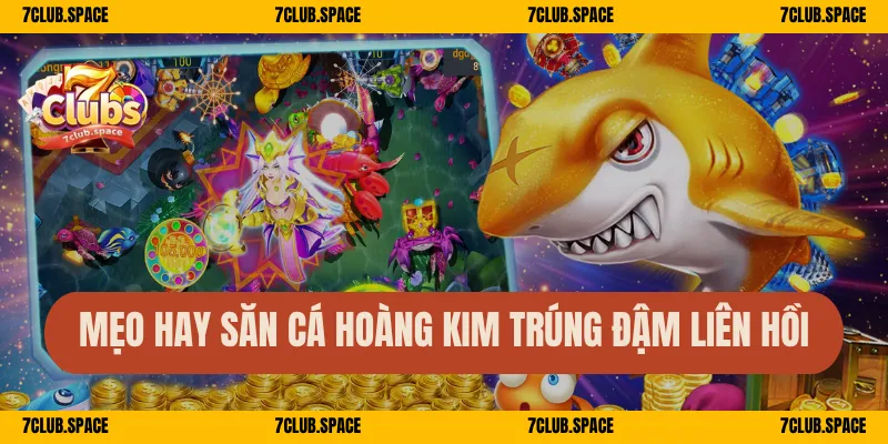 Bắn Cá Hoàng Kim 7Club – Đồ Họa Cực Đỉnh, Săn Cá Siêu Đã 3 Mẹo hay săn cá Hoàng Kim trúng đậm liên hồi